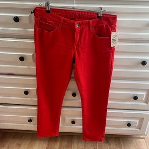 Big Star red skinny jeans